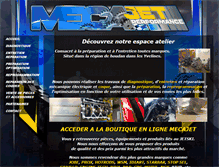 Tablet Screenshot of mecajet.com